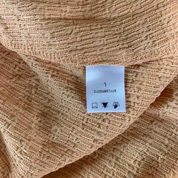 Petal Dew‎ Textured V-Neck Flounce Sleeve Dress Large - Picture 7 of 10